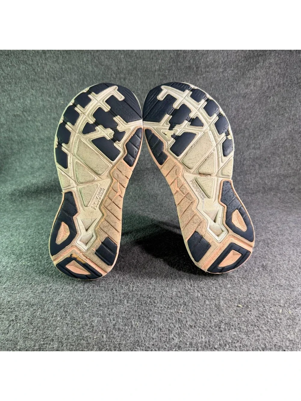 Hoka One One Arahi 3 Shoes Womens Size 8W Blue Peach Running Sneakers Athletic